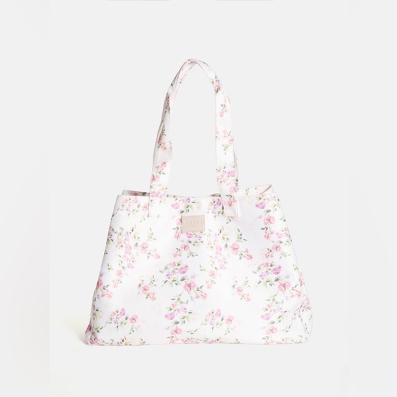 New GUESS Rainbow Logo Canvas Tote(Travel Bag) - Picture 3 of 9